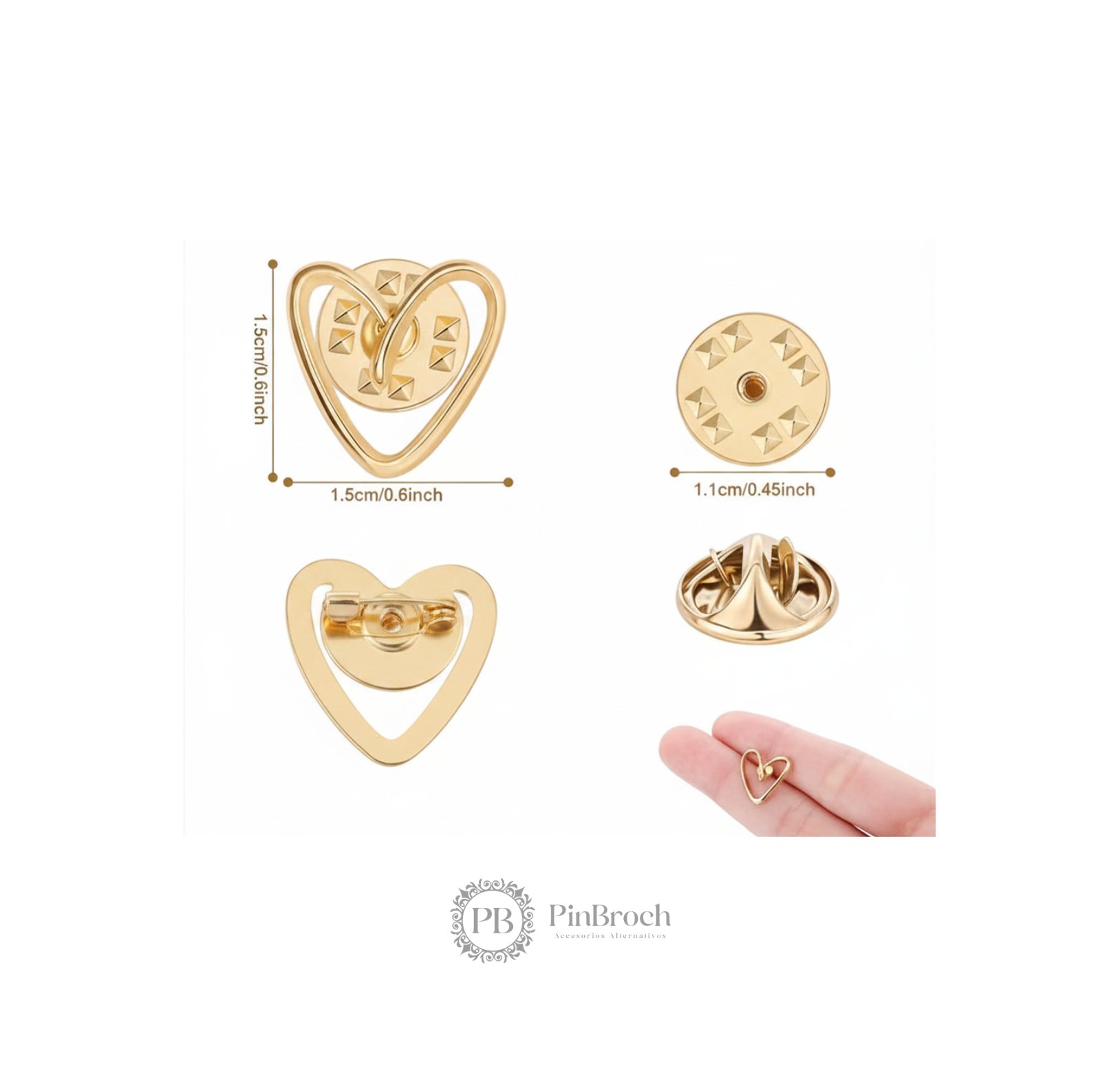 Corazon silueta mini