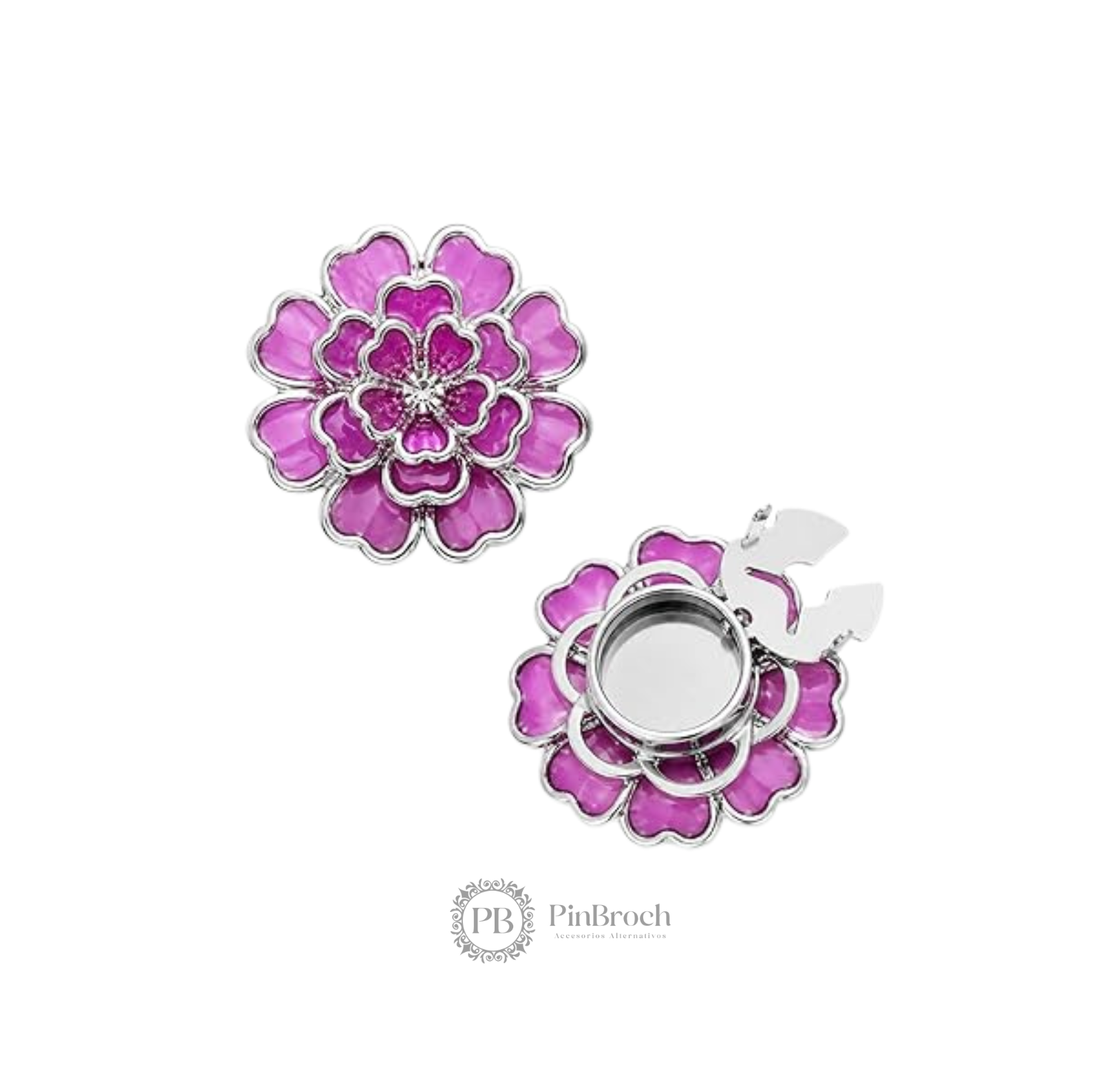 Flor Cristal Cubre Boton