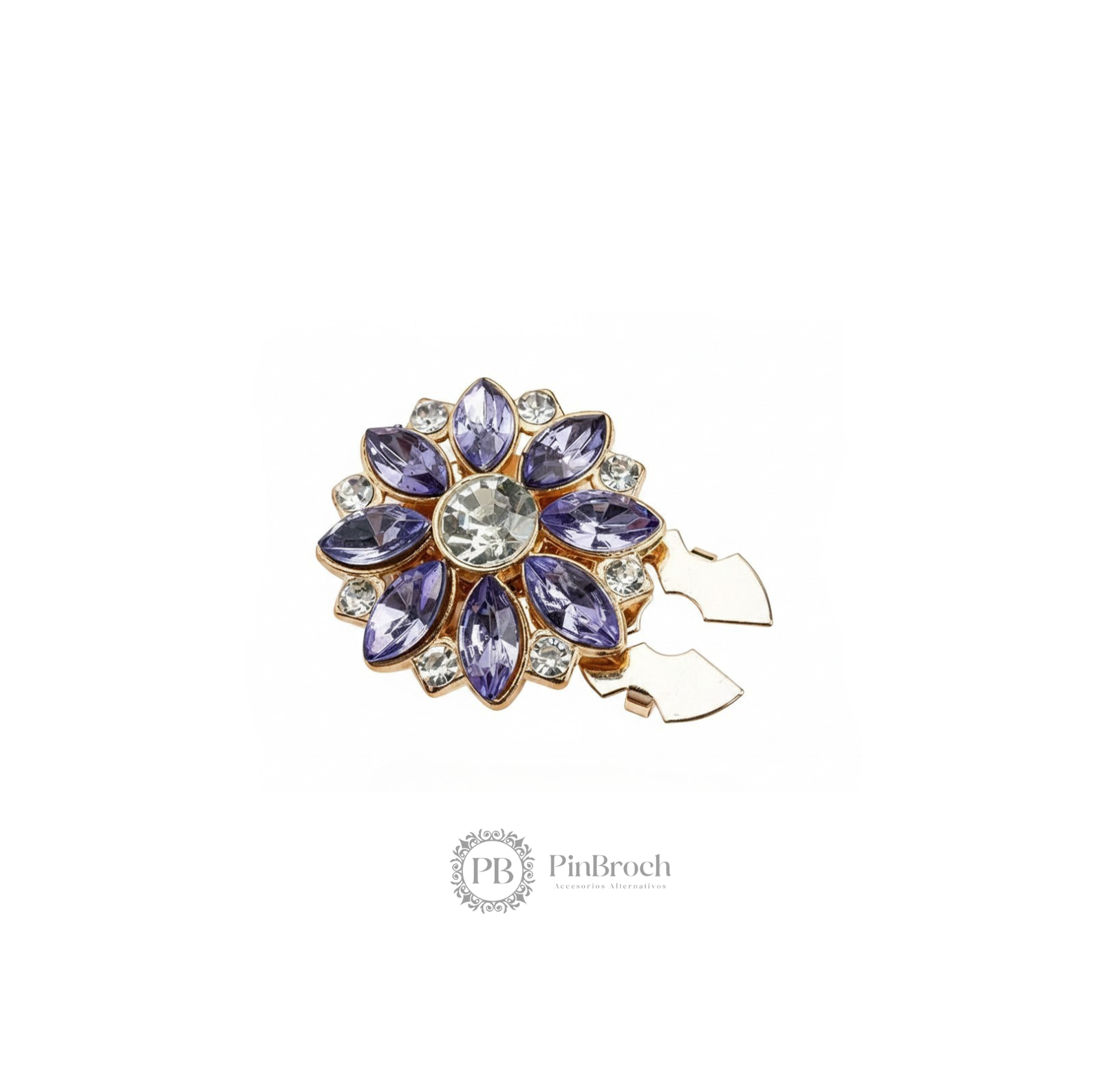 Flor Diamond Cubre Boton