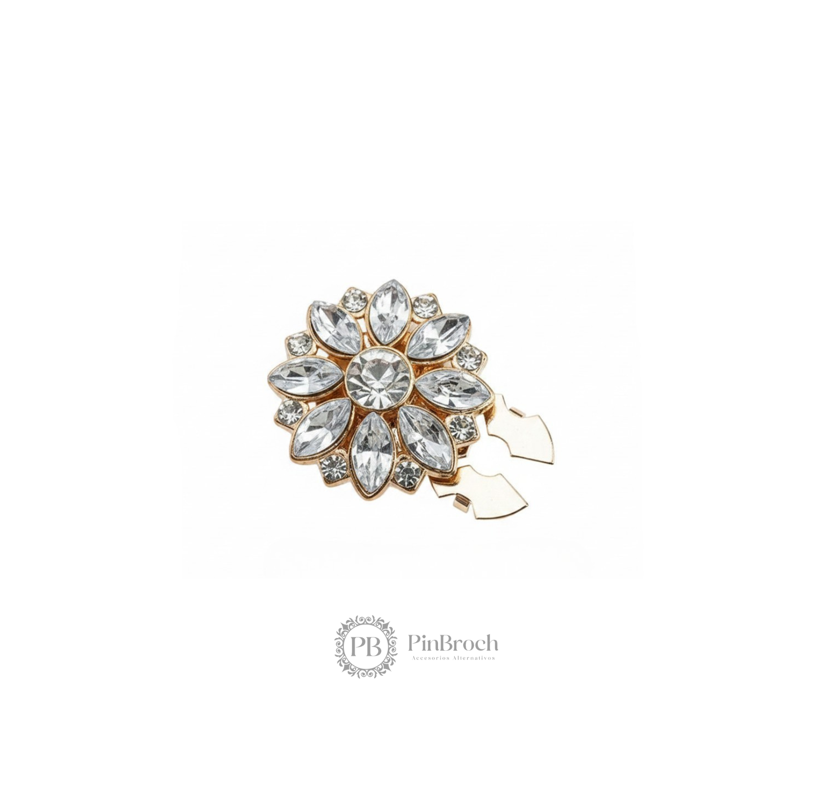 Flor Diamond Cubre Boton