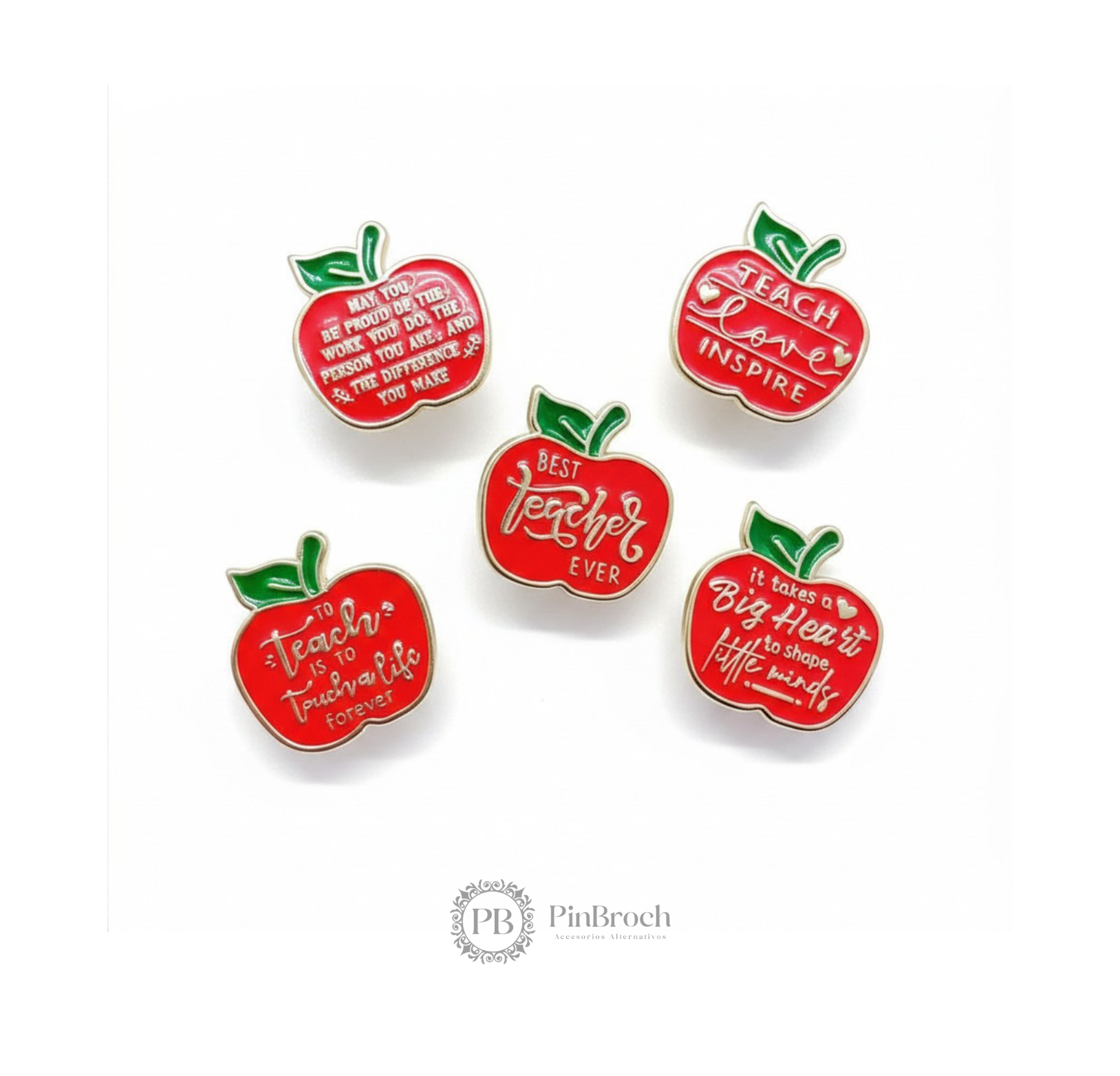 Manzanitas con frases